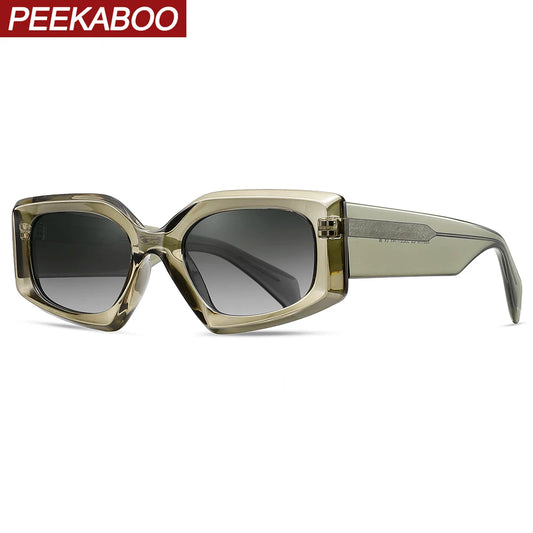 VINTAGE style polarized sunglasses SEXY black, green TR90 square cat eye uv400 acetate unisex 2024