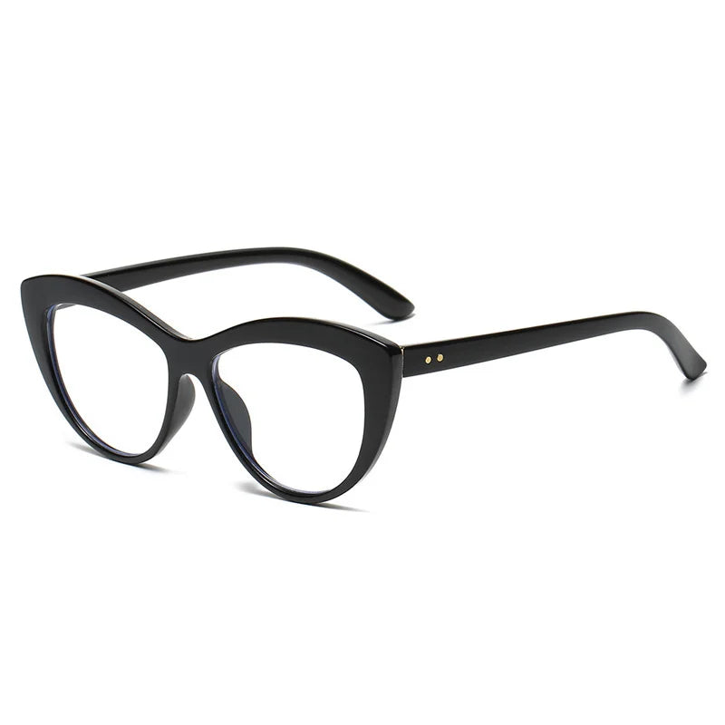 New 1PC Eyeglasses Frames for Women Sexy Cat Eye Glasses Frame Red Black Clear Optical Spectacles Blue Light Blocking Glasses