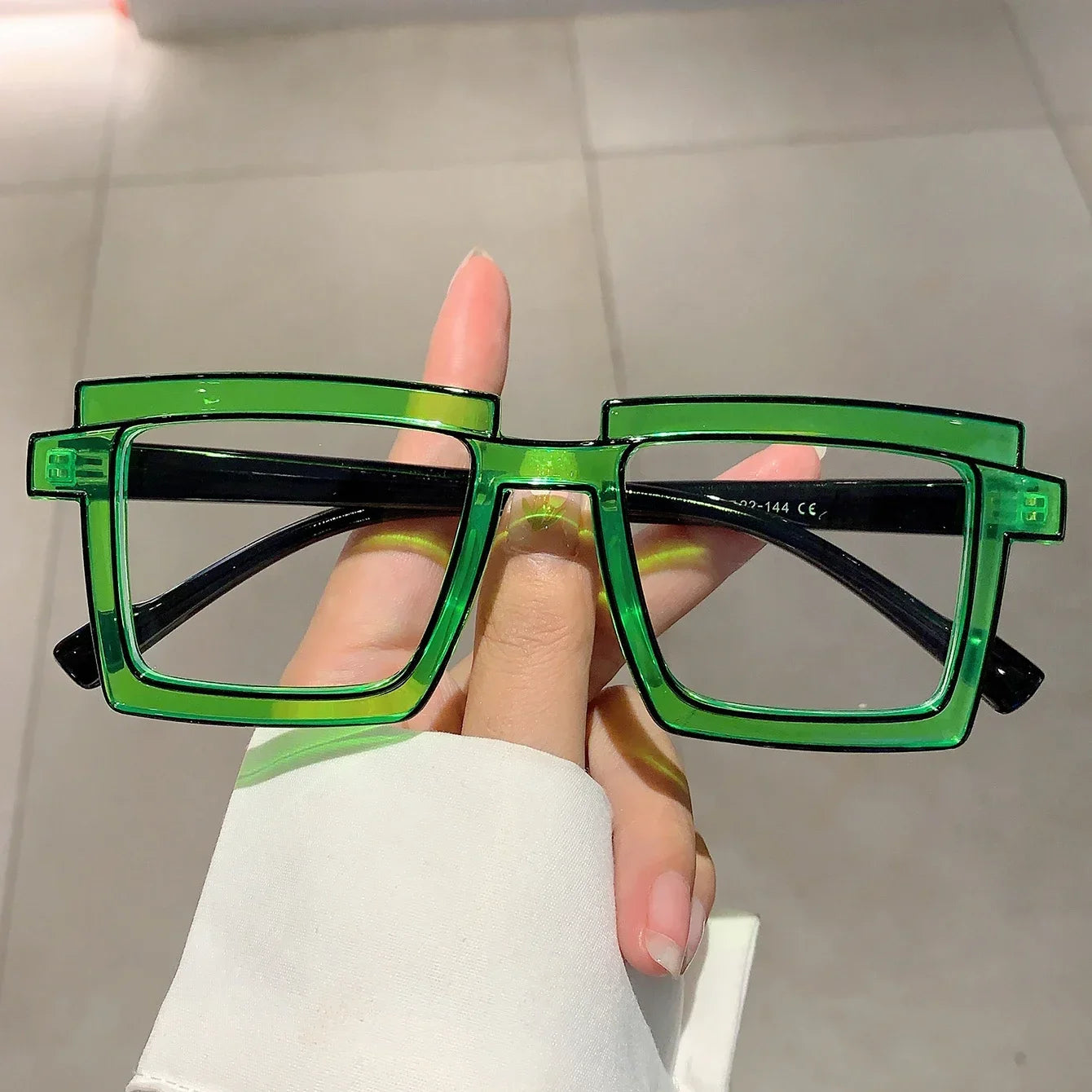 AMAZING Vintage style Square Eyeglasses New Cute Cartoon Style Blue Light Blocking Spectacles Ins Trendy Optical Computer Eyewear